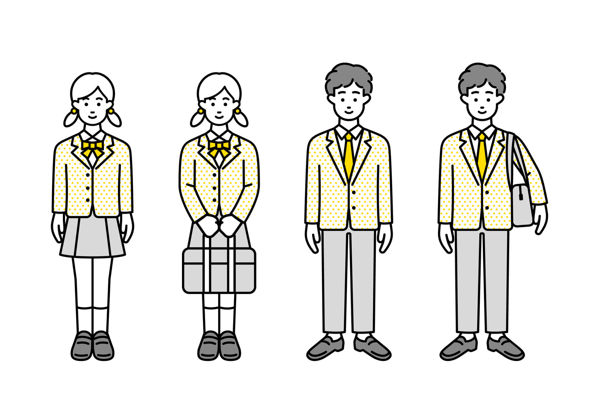 高校生の男女