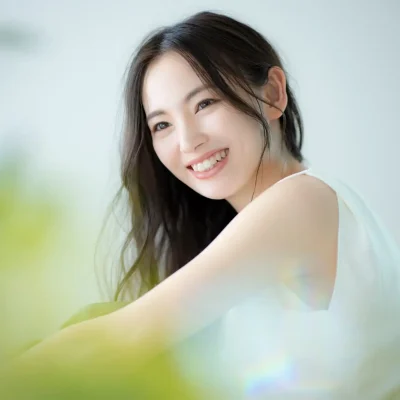 笑顔の女性