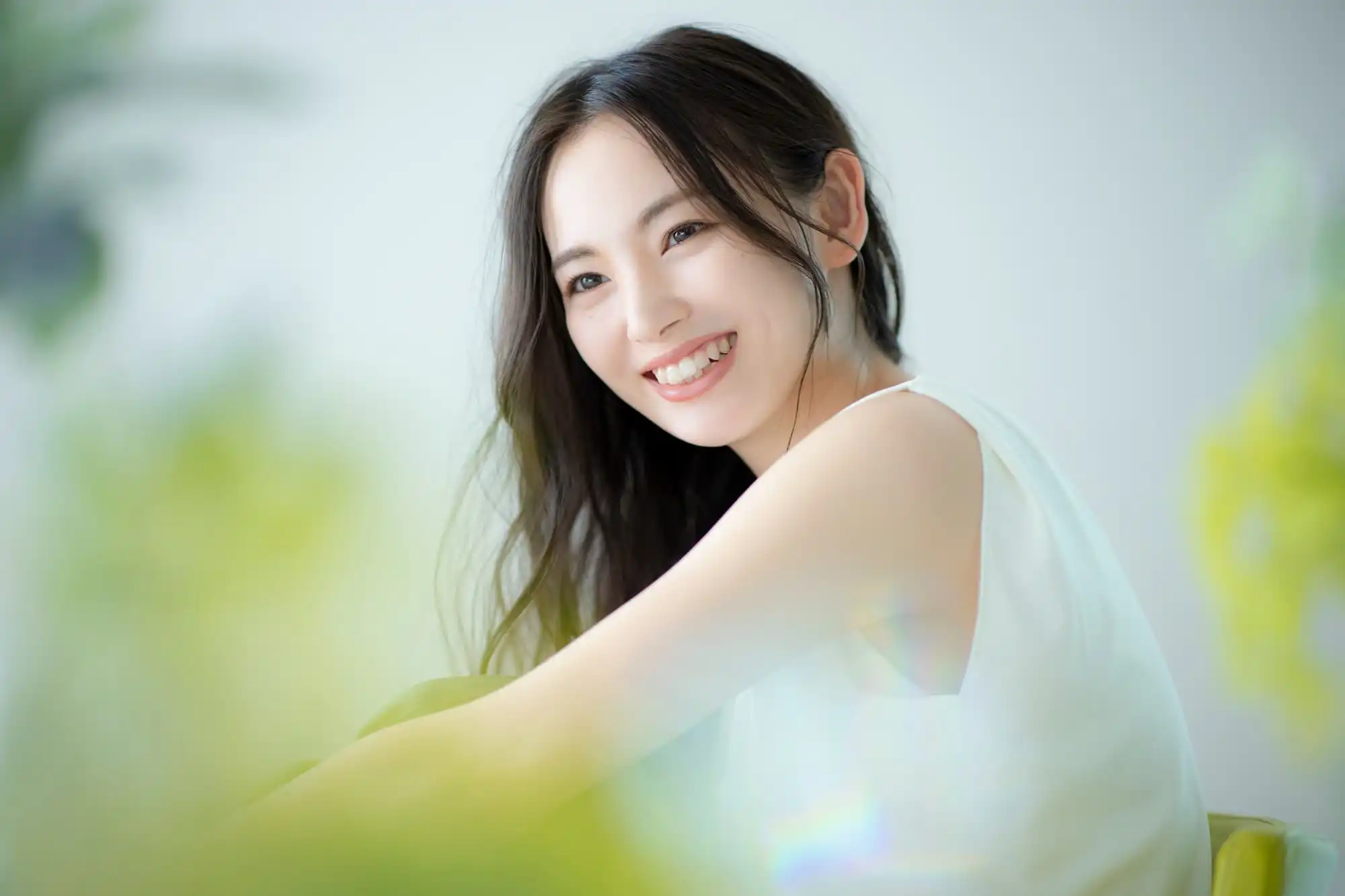 笑顔の女性