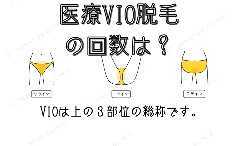 医療脱毛VIOの回数