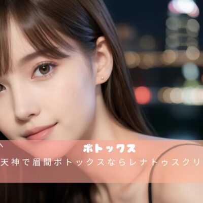 福岡天神で眉間ボトックスならレナトゥスクリニック