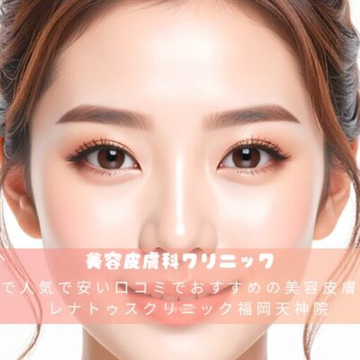 福岡で人気で安い口コミでおすすめの美容皮膚科ならレナトゥスクリニック福岡天神院