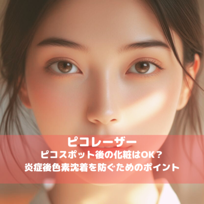 ピコスポット後の化粧はOK？炎症後色素沈着を防ぐためのポイント