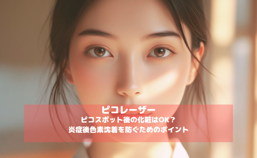ピコスポット後の化粧はOK？炎症後色素沈着を防ぐためのポイント