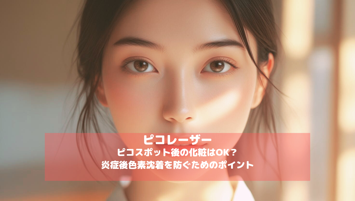 ピコスポット後の化粧はOK？炎症後色素沈着を防ぐためのポイント