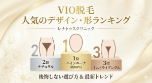 介護脱毛 5 VIO脱毛 人気のデザイン・形ランキング