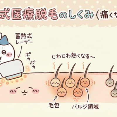 蓄熱式式医療脱毛について詳しく解説