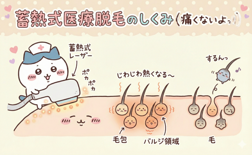 蓄熱式式医療脱毛について詳しく解説