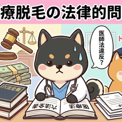 医療脱毛の法律的問題