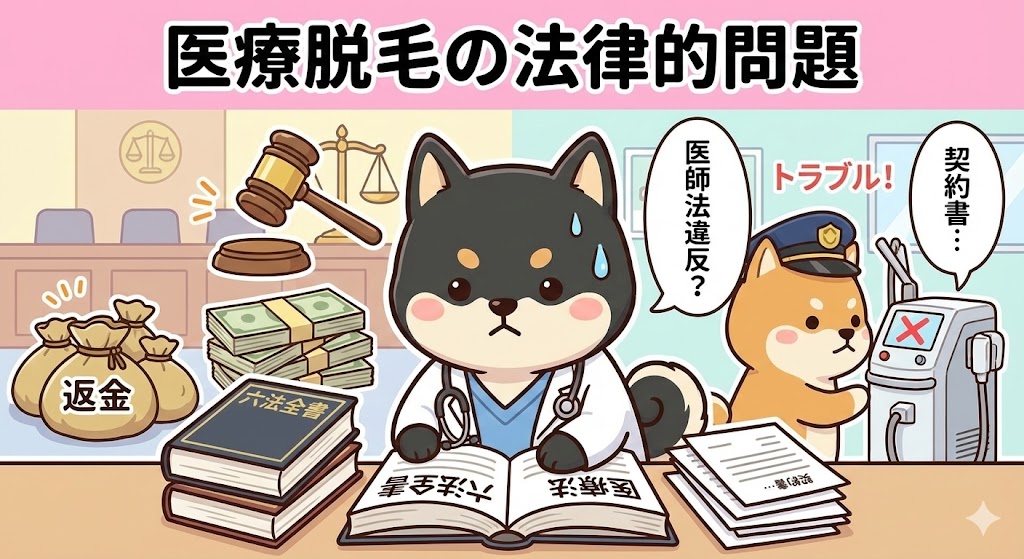 医療脱毛の法律的問題