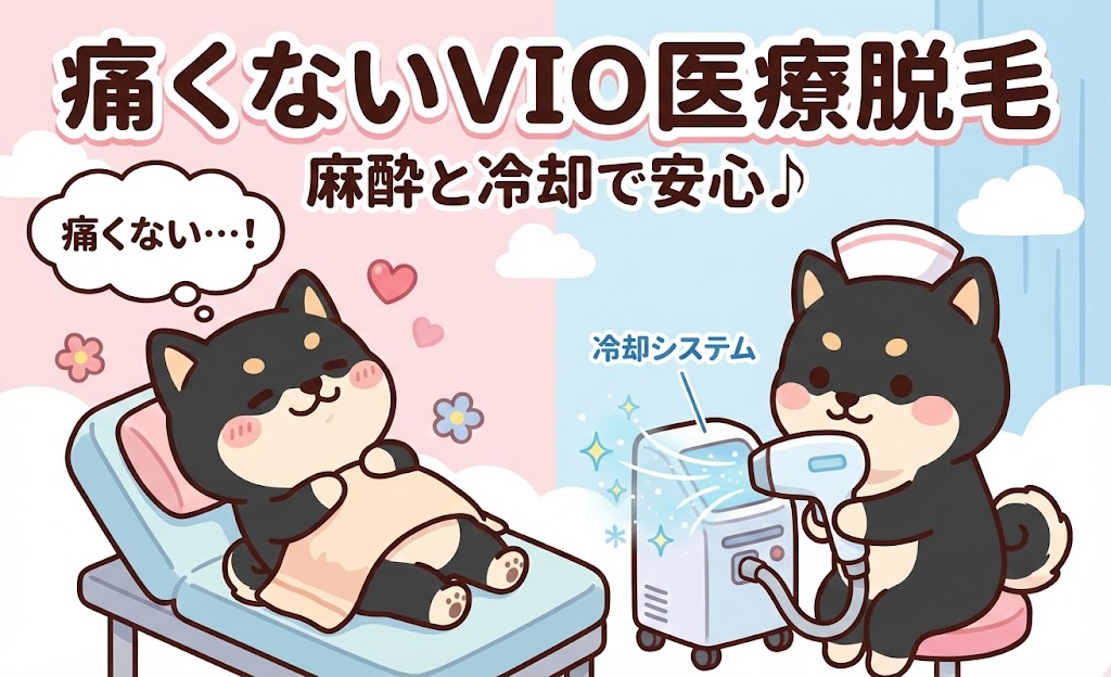 痛くないvio脱毛