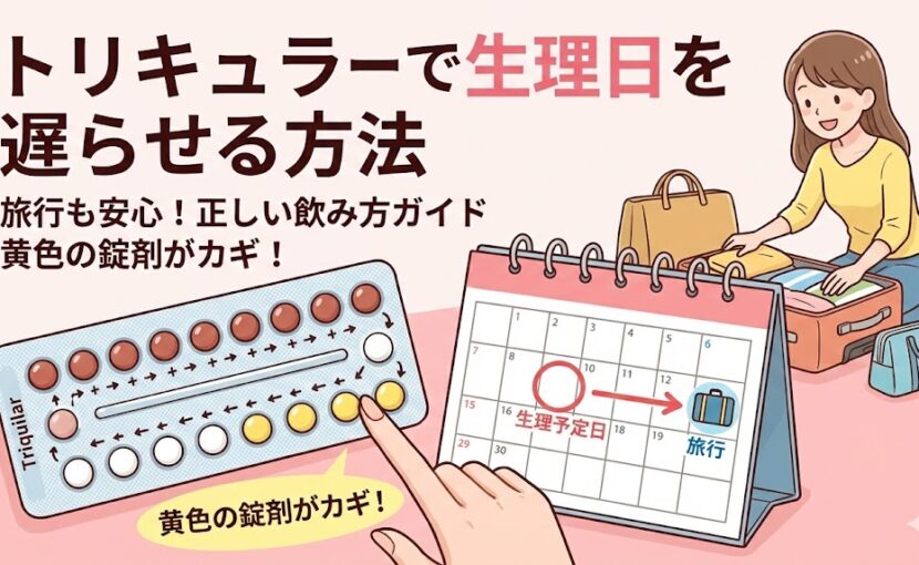 低容量ピル生理日遅らせる