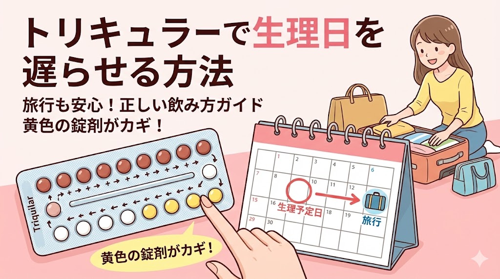 低容量ピル生理日遅らせる