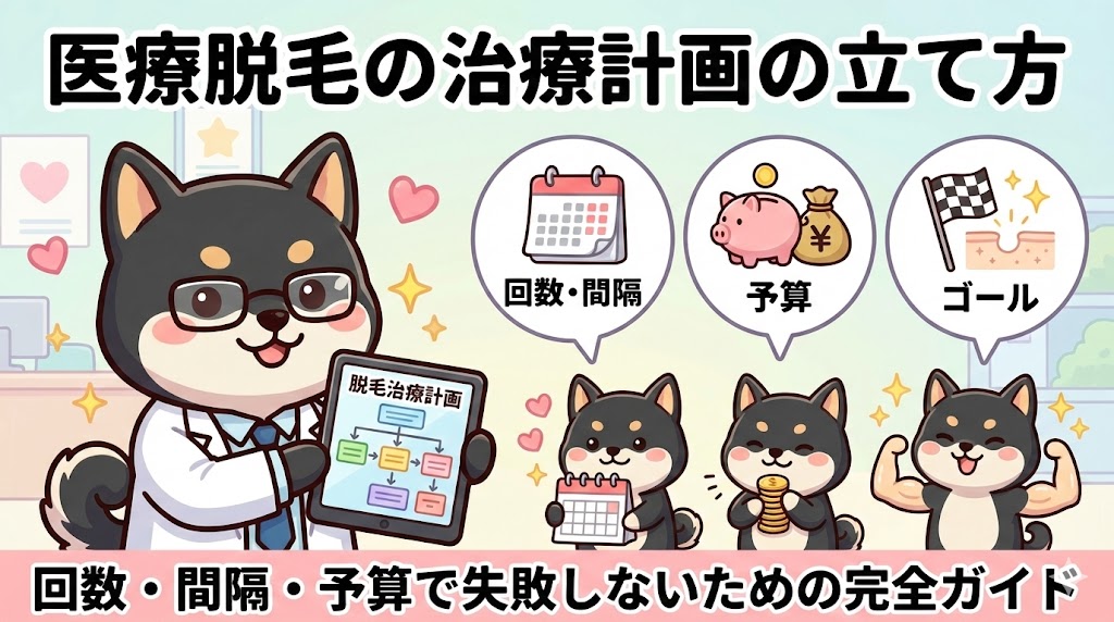 医療脱毛の治療計画の立て方