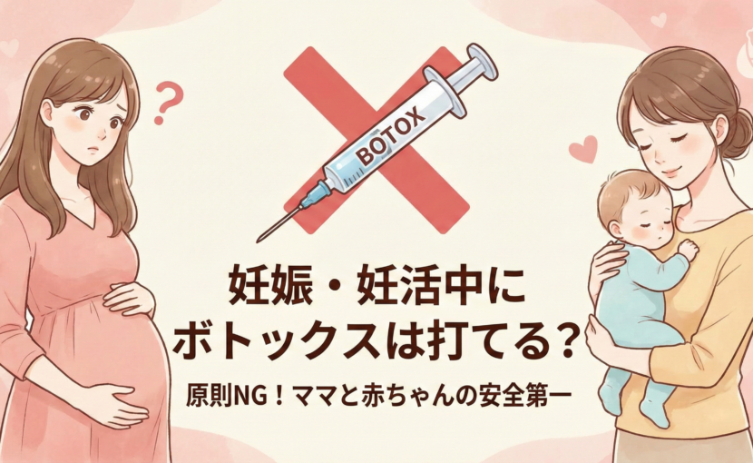 妊娠・妊活中にボトックスは打てる？