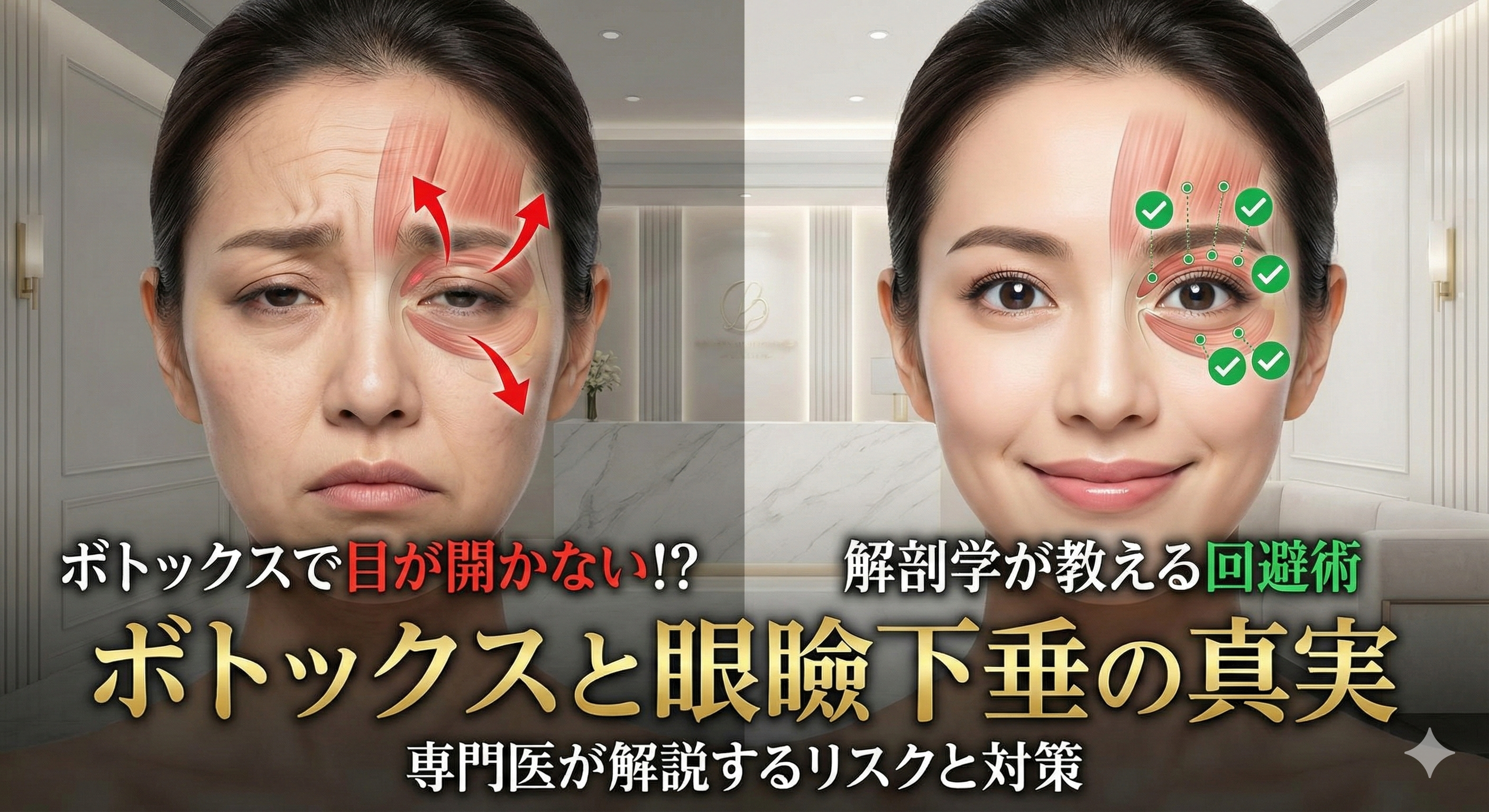 ボトックスと眼瞼下垂