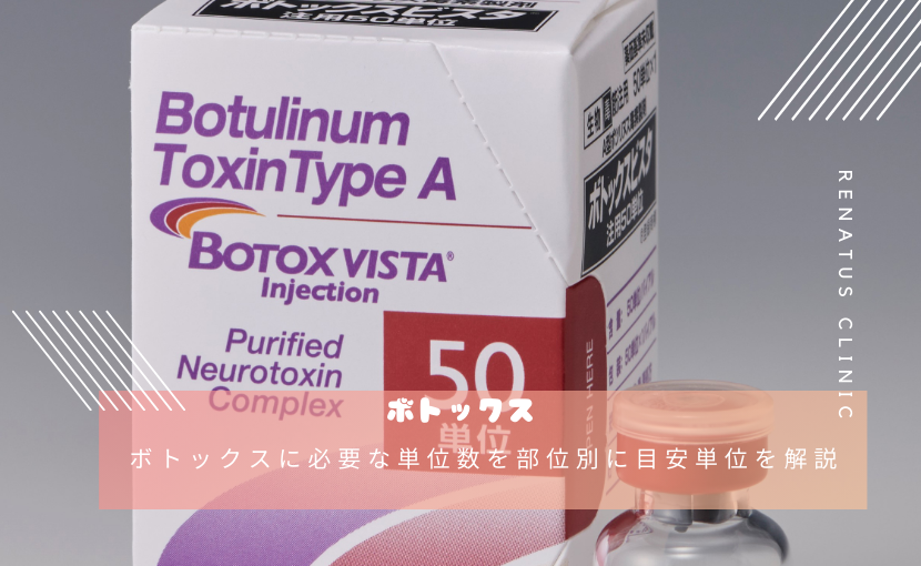 ボトックスに必要な単位数を部位別に目安単位を解説