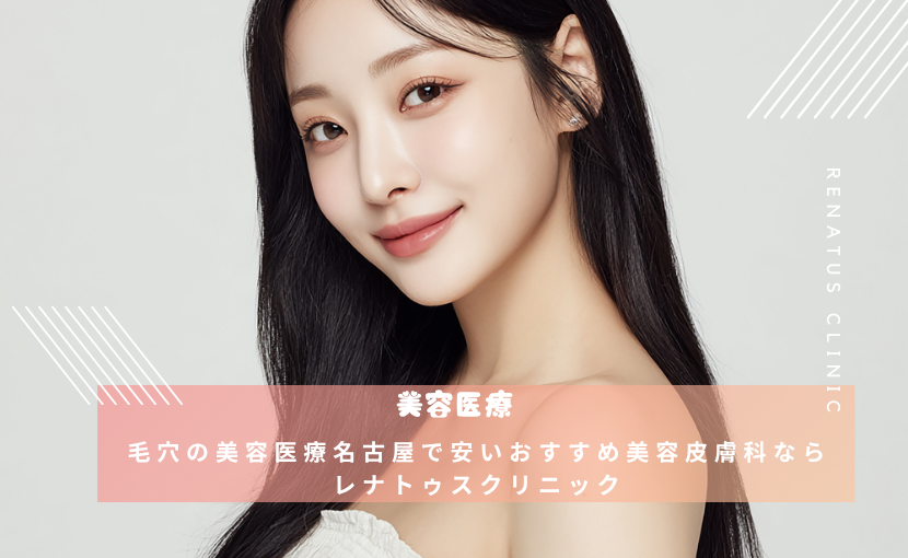 毛穴の美容医療名古屋で安いおすすめ美容皮膚科なら レナトゥスクリニック