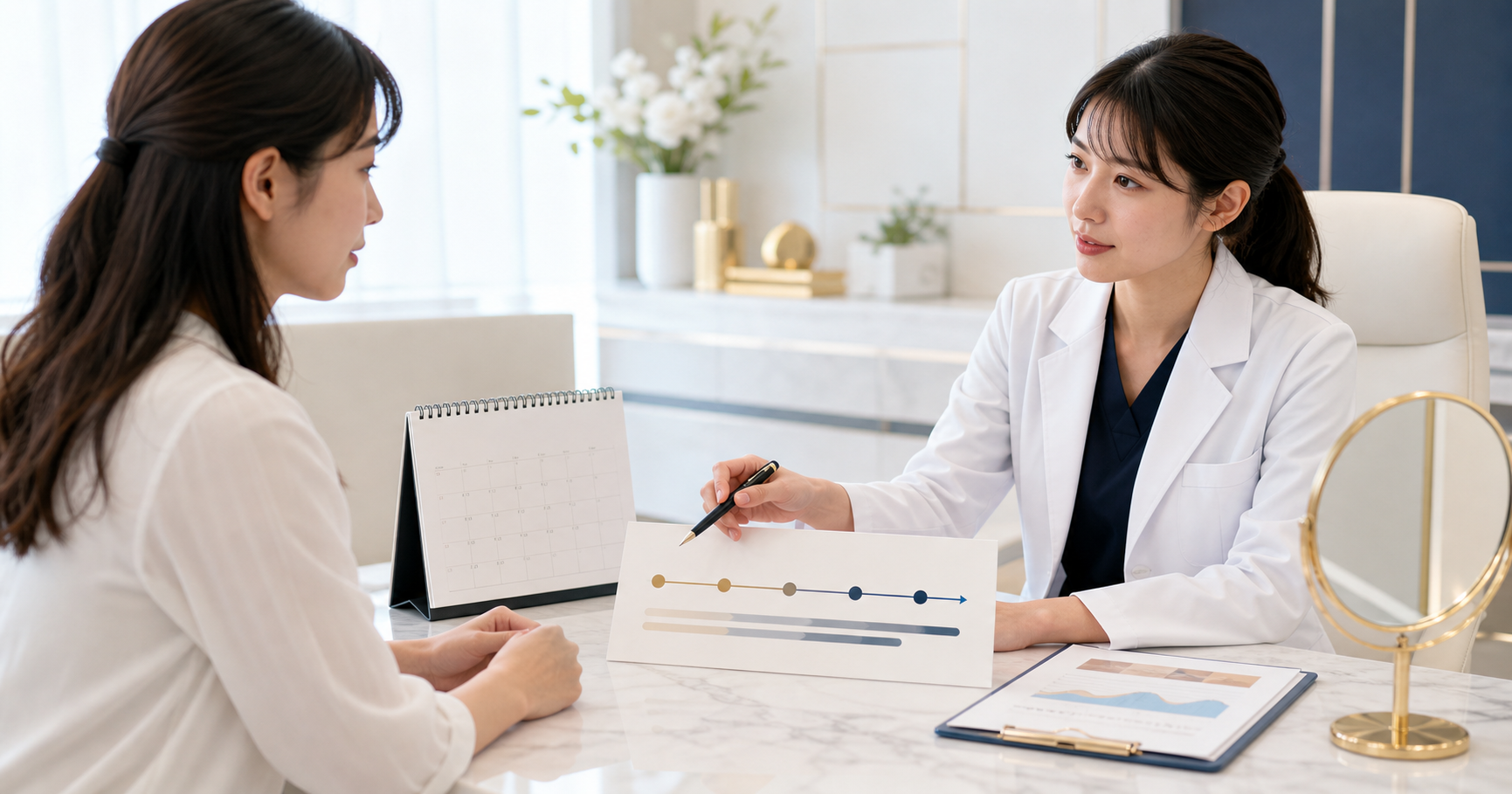イソトレチノインの服用期間は何ヶ月?積算量と長期服用・1年以上の考え方 2 イソトレチノインの服用期間を医師に相談する患者