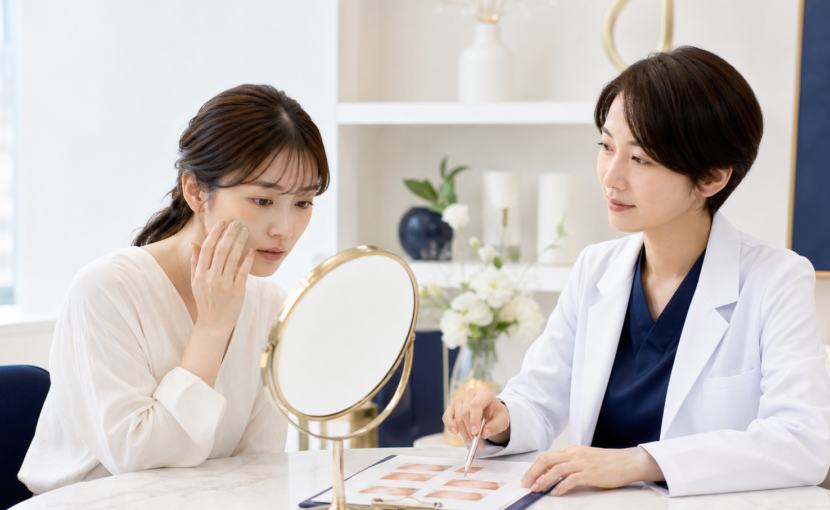 イソトレチノインが効かない・やめた後に再発する理由と再治療 18 イソトレチノイン終了後の再発と再治療を医師に相談する女性