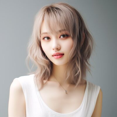 ボトックスと同時にできる美容施術|同日併用の組み合わせガイド 17 鏡の前でフェイスラインと肌の質感を確認する女性