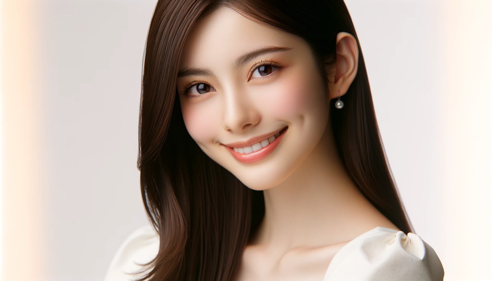 肌のきれいな女性（イメージ）