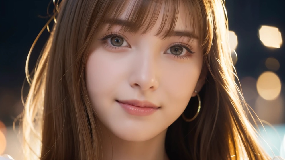 目の下のシワをなくす方法 18 肌のきれいな女性(イメージ)