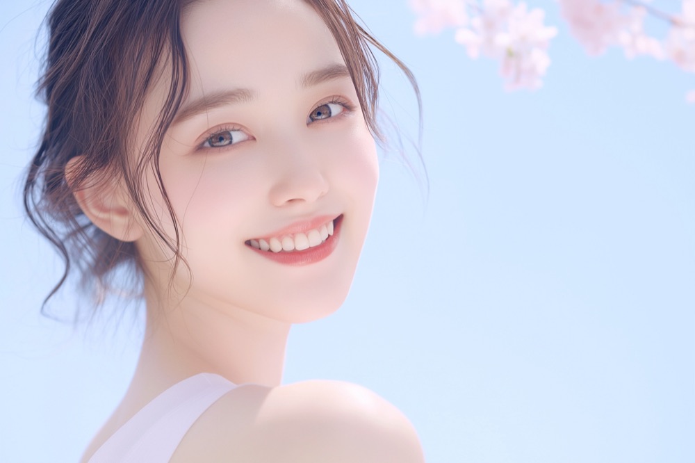 東京でおすすめ当日安いホクロ除去名医で取るなら美容皮膚科レナトゥスクリニック(取り放題あり) 7 肌のきれいな女性(イメージ)