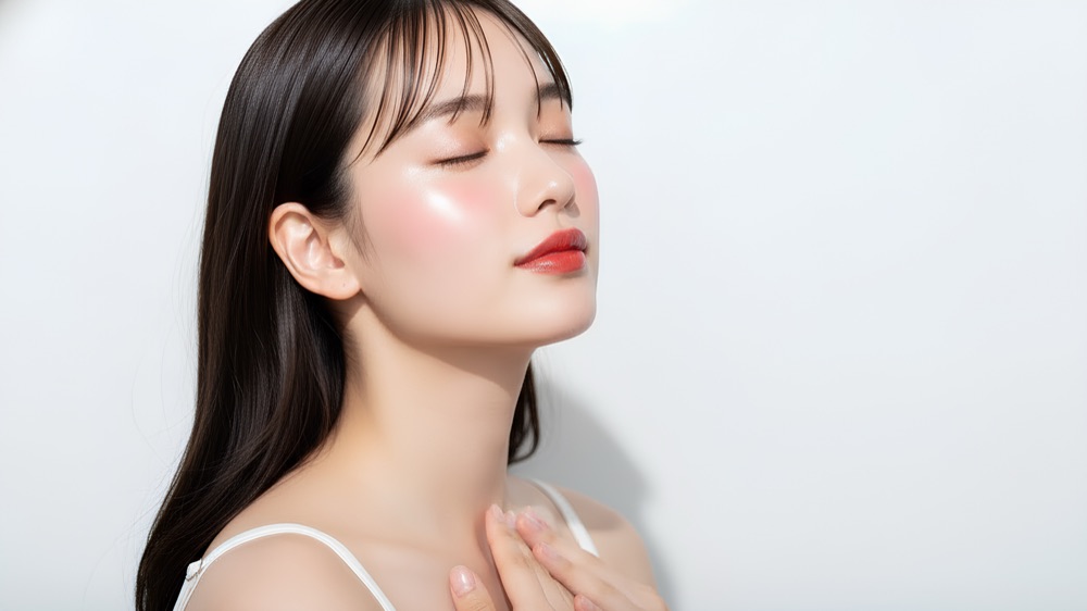 肌のきれいな女性（イメージ）